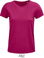 SOL'S Crusader Women Dámské tričko z bio bavlny 25.3581 fuchsia