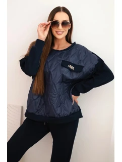 Dámská souprava z viskózy s mikinou a kalhotami model 21439232 - K-Fashion