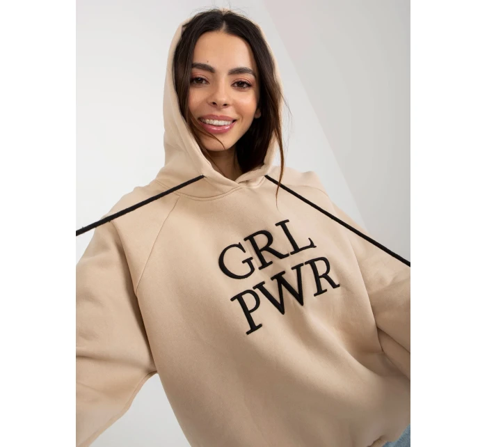 Dámská mikina EM BL 651 2.14X béžová - FPrice Dámská mikina EM BL 651 2.14X béžová - FPrice