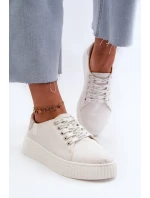 Dámské tenisky s paměťovou pěnou BIG STAR - bílé Dámské tenisky s paměťovou pěnou BIG STAR - bílé