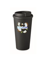 Personalizovaný cestovní termohrnek s ovocem a textem 