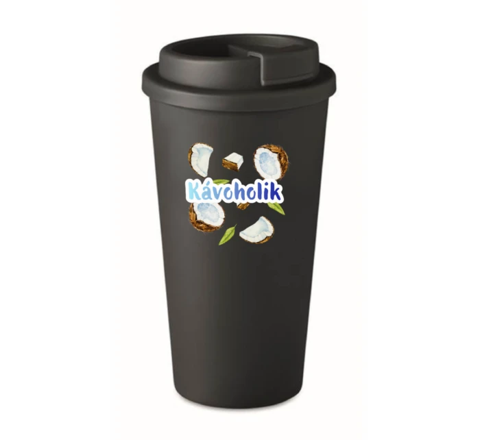 Personalizovaný cestovní termohrnek s ovocem a textem 