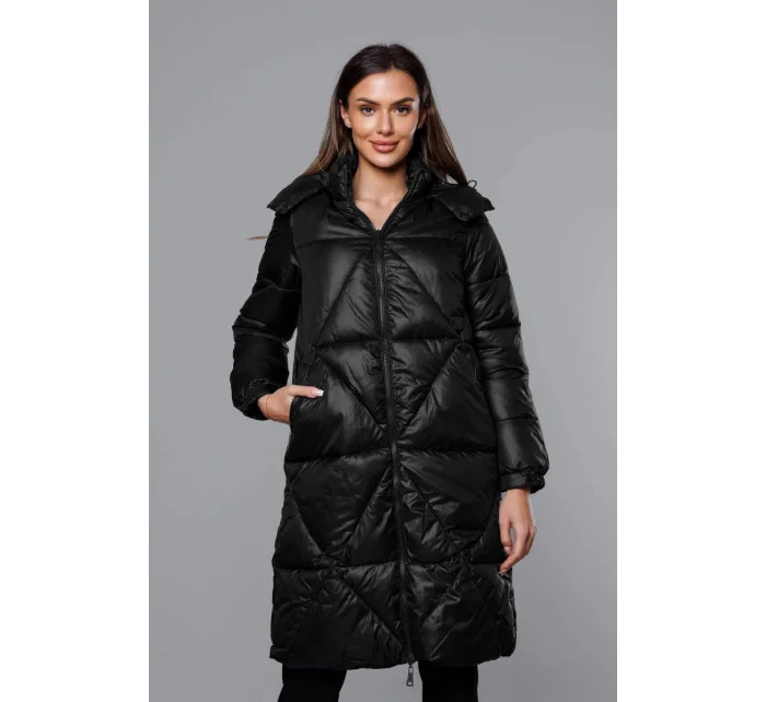 PRZEJŚCIOWA KURTKA DAMSKA CZARNA model 21245495 - W COLLECTION