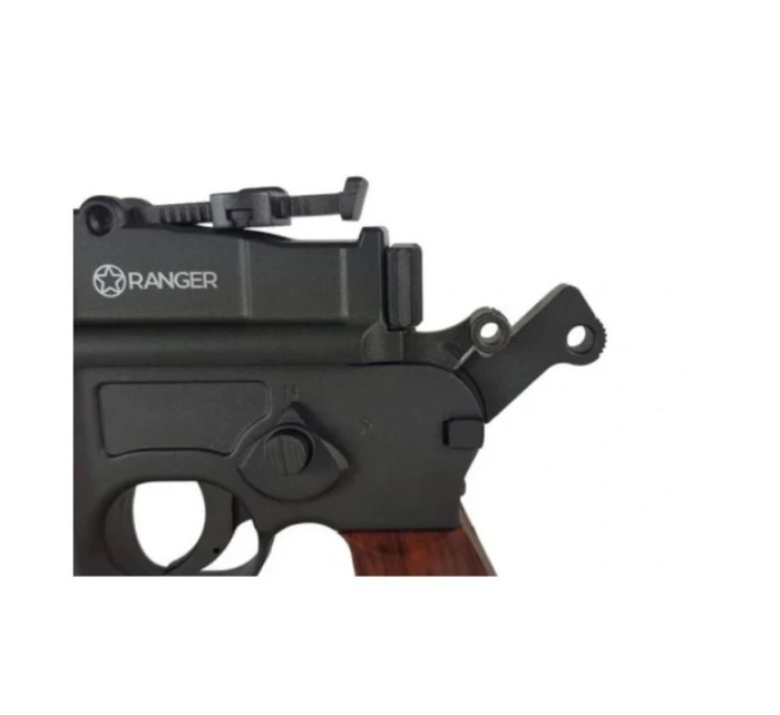 RANGER M712 Broomhandle FULL AUTO BLOWBACK větrovka k.4,5BBs 19 ran. KWC