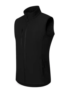 Pánská softshellová vesta Trail (černá)