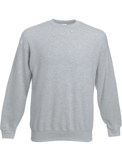 Fruit of the Loom Classic Set-In Sweat Mikina 16.2202 heather grey Fruit of the Loom Classic Set-In Sweat Mikina 16.2202 heather grey