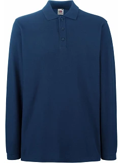 Fruit of the Loom Premium Polo LSL Piqué polo s dlouhým rukávem 16.3310 navy