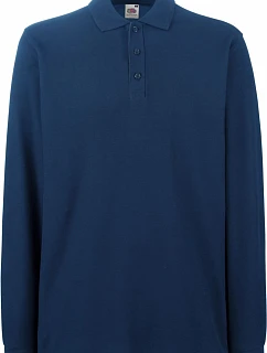 Fruit of the Loom Premium Polo LSL Piqué polo s dlouhým rukávem 16.3310 navy