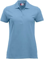 Classic Marion S/S Dámské piqué polo z těžké bavlny model 22457423 light blue - Clique Classic Marion S/S Dámské piqué polo z těžké bavlny model 22457423 light blue - Clique