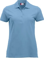 Clique Classic Marion S/S Dámské piqué polo z těžké bavlny 67.8246 light blue