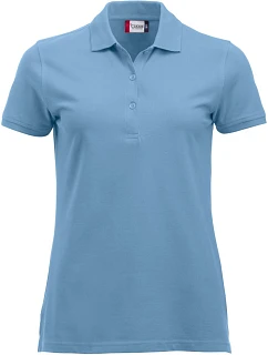 Classic Marion S/S Dámské piqué polo z těžké bavlny model 22457423 light blue - Clique
