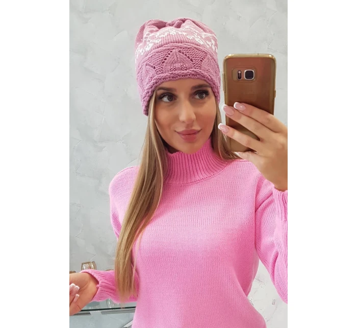 Dámská čepice Kira tmavě model 18752175 - K-Fashion Dámská čepice Kira tmavě model 18752175 - K-Fashion