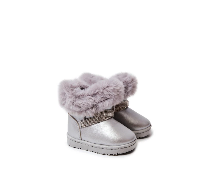 dětské sněhule s kubickými zirkony stříbrný Hollee dětské sněhule s kubickými zirkony stříbrný Hollee