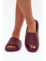 Lehké Dámské Pantofle Big Star model 21706429 Bordó - Big Star Shoes Lehké Dámské Pantofle Big Star model 21706429 Bordó - Big Star Shoes