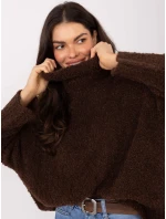 Jumper CH SW 72993.25 tmavě hnědý Jumper CH SW 72993.25 tmavě hnědý