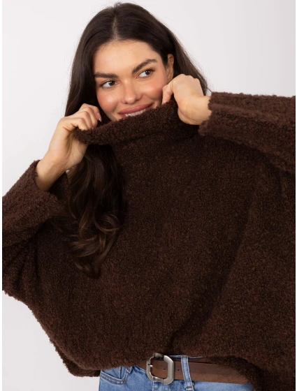 Sweter CH SW model 21788995 ciemny brązowy - FPrice