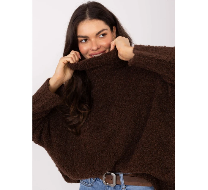 Jumper CH SW 72993.25 tmavě hnědý Jumper CH SW 72993.25 tmavě hnědý