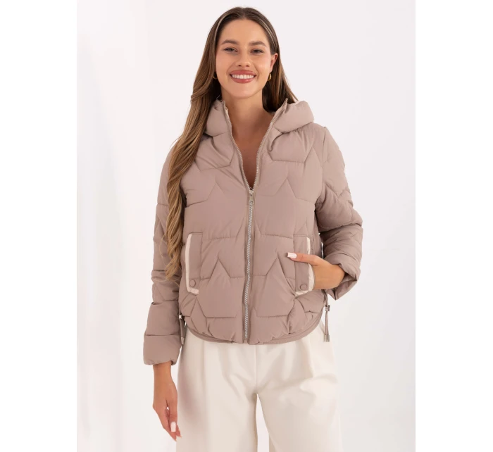 Kurtka MBM KR model 21217630 ciemny bezowy - FPrice Kurtka MBM KR model 21217630 ciemny bezowy - FPrice