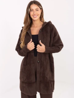 Kabát MBM PL 1518.95P tmavě hnědý