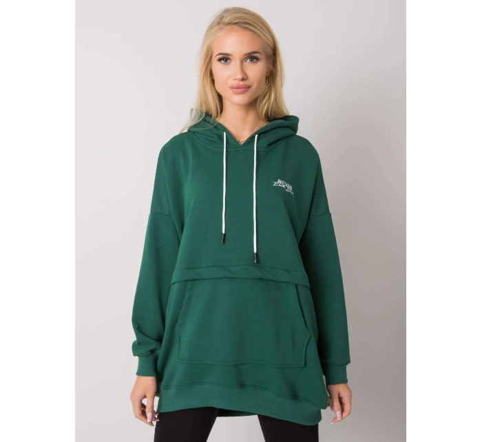 Mikina RV BL 7095.30P tmavě zelená