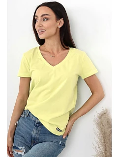 Dámské tričko Serek s krátkým rukávem hnědé - Off Pink