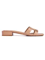 Pohodlné dámské hnědé nazouváky Pohodlné dámské hnědé nazouváky