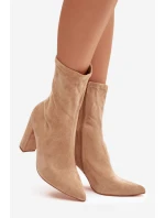 Boty na podpatku  model 222724 Step in style