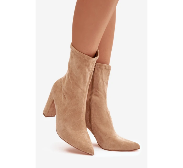 Boty na podpatku  model 222724 Step in style