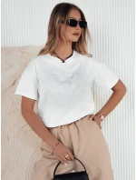 Dámské tričko PRINCY bílé FashionStreet RY2391