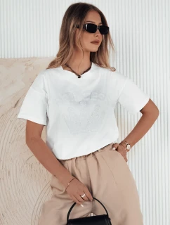 Dámské tričko PRINCY bílé FashionStreet RY2391