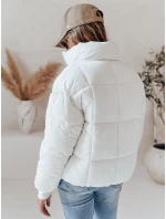 Dámská krátká zimní prošívaná bunda VIBEGIRL bílá FashionStreet TY4947