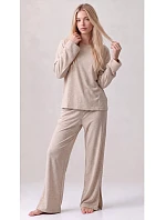 Pyžamo dlouhé rukávy, velikosti béžové model 22543232 - Luna Pyžamo dlouhé rukávy, velikosti béžové model 22543232 - Luna