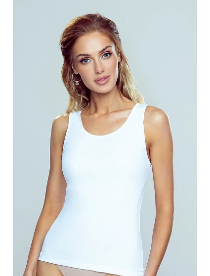 Bílá dámská košilka Eldar Clarissa XXL-XXXL Bílá dámská košilka Eldar Clarissa XXL-XXXL