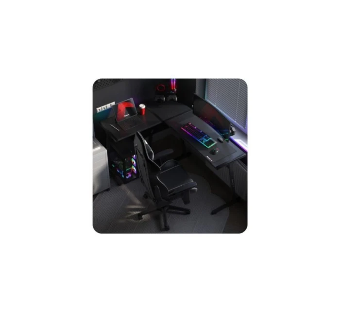 Herní stůl Hero model 21335676 Black RGB - Huzaro