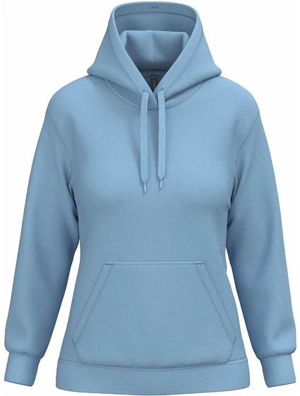 Kariban K 473 Dámská mikina s kapucí 20.K473 sky blue Kariban K 473 Dámská mikina s kapucí 20.K473 sky blue