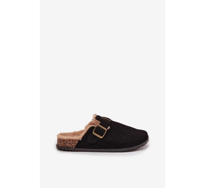 Dámské pantofle s kožešinou s Černé model 21715154 - Boto Dámské pantofle s kožešinou s Černé model 21715154 - Boto