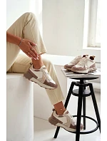 Dámské semišové tenisky Kobbo 66954 béžové Dámské semišové tenisky Kobbo 66954 béžové