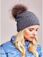 Dámská čepice AT CZ 173501 tmavě šedá