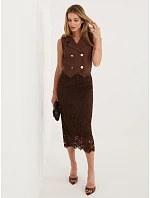 Spódnica IT SD model 21782294 brązowy - FPrice