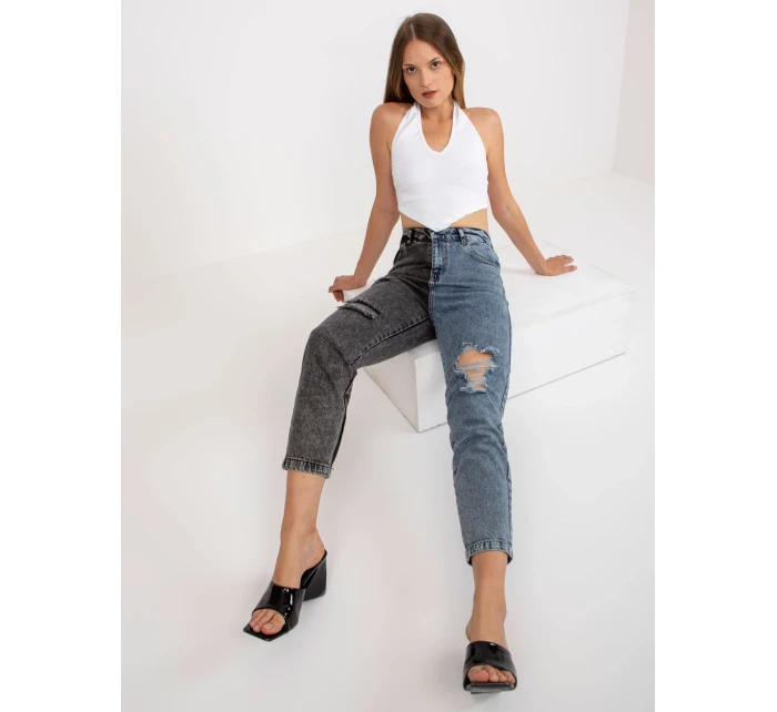 Džíny RO SP PNT 01 1.70 černá a modrá