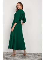 Lanti Šaty s dlouhým rukávem SUK205 Zelená