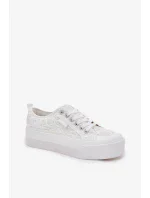 Dámské krajkové tenisky Big Star – bílé Dámské krajkové tenisky Big Star – bílé