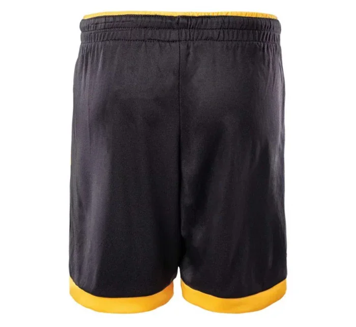 Dětské šortky Platense II Jr 92800406571 černé/oranžové - Huari