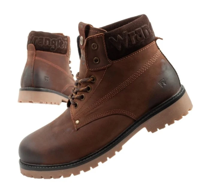 Wrangler Arch Fur pánské kozačky sable boots smart insulated brown