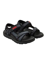 Lee Cooper pánské boty na suchý zip sandály na letní pláž světle modré černé Lee Cooper pánské boty na suchý zip sandály na letní pláž světle modré černé