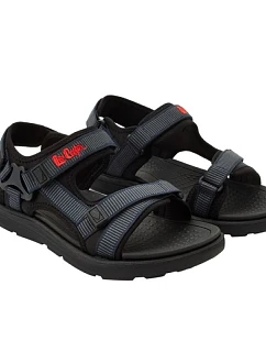 pánské boty na suchý zip sandály na letní model 22071663 světle modré černé - Lee Cooper