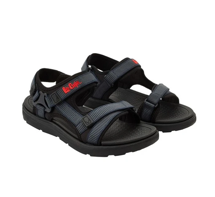 pánské boty na suchý zip sandály na letní model 22071663 světle modré černé - Lee Cooper pánské boty na suchý zip sandály na letní model 22071663 světle modré černé - Lee Cooper