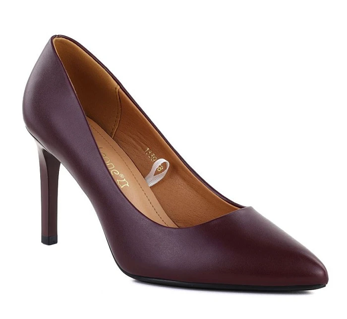 Lodičky na jehlovém podpatku bordó Sergio Leone 1339