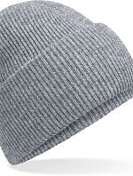 Beechfield B 385R Pletená čepice s manžetou "Recycled" 53.385R ash
