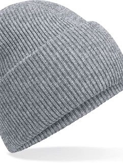 Beechfield B 385R Pletená čepice s manžetou "Recycled" 53.385R ash